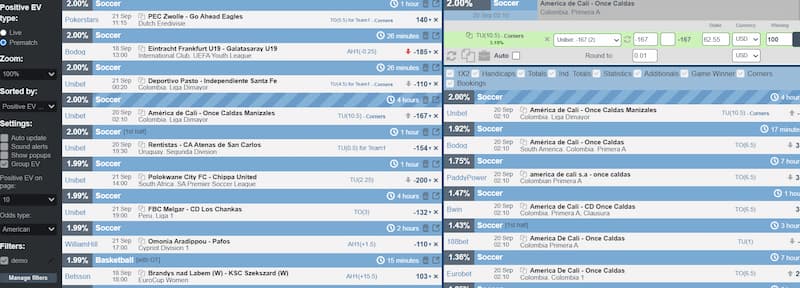 BetWasp Positive EV Betting