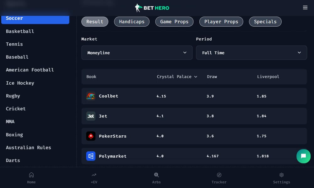 soccer betting software bet hero usa