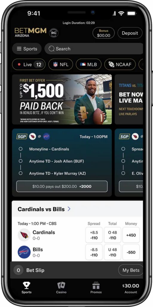 BetMGM Sportsbook Mobile Betting App