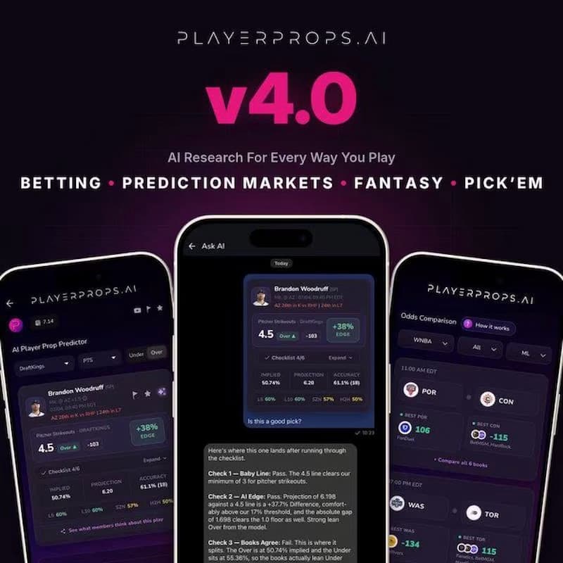 PlayerProps.ai Version 4.0