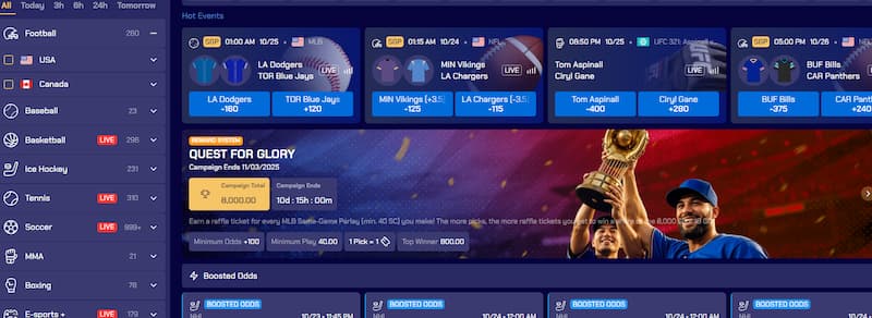 Sportzino Sports Markets