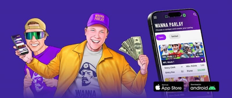 Wanna Parlay Mobile App Banner