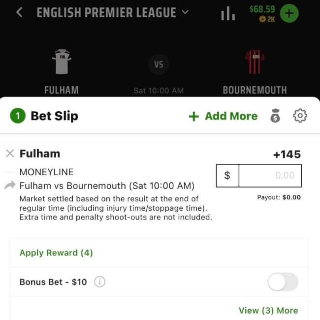 bonus bet how to use usa sports betting sportsbooks