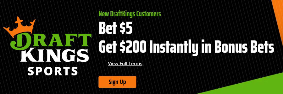 draftkings bet 5 get 200 bonus bet welcome offer signup