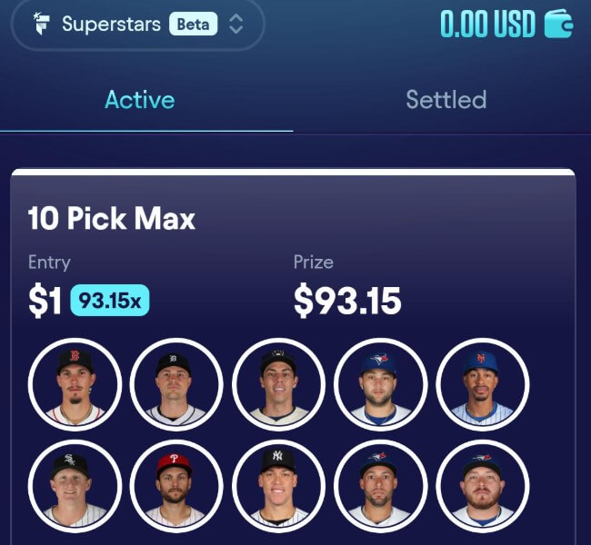 fliff superstars beta social sportsbook p2p contest