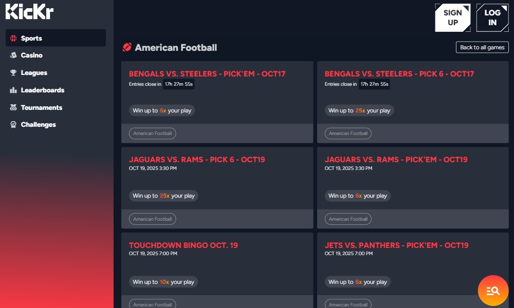 kickr social sportsbook usa review casino betting sports