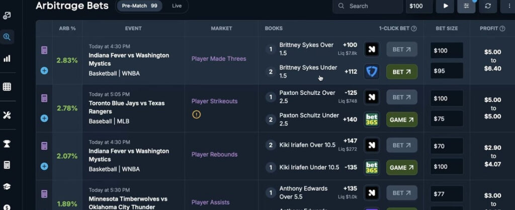 oddsjam sure bet arbitrage betting tool software review usa