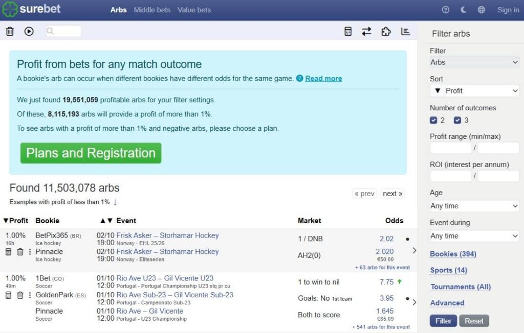 surebet arbitrage betting tool software usa