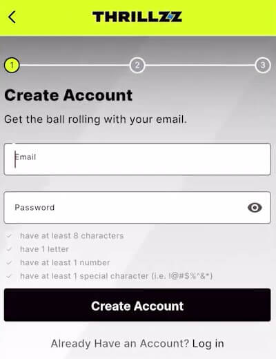 thrillzz social sportsbook sign up welcome