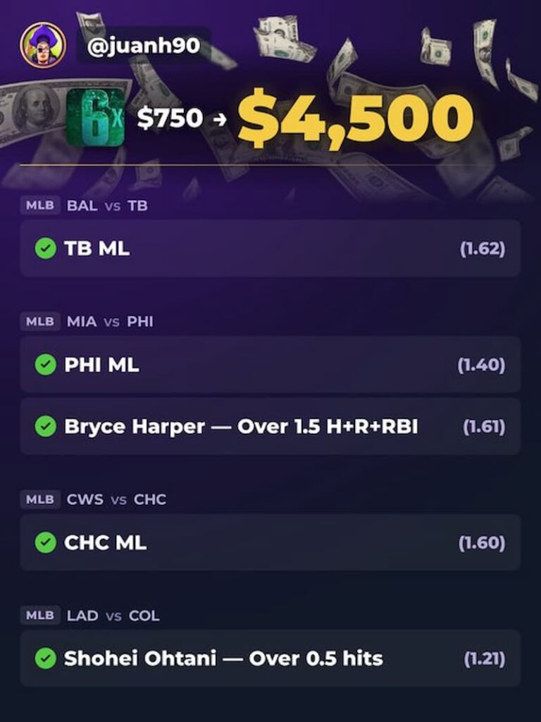Wanna Parlay Betslip