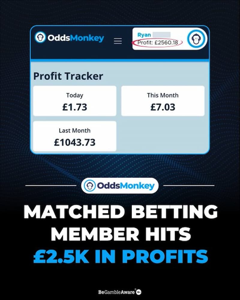 OddsMonkey Profit Tracker