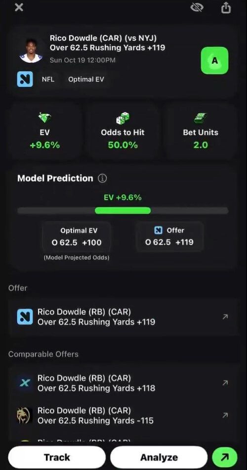 optimal bet tennis betting tool mobile software ev statistics arbitrage