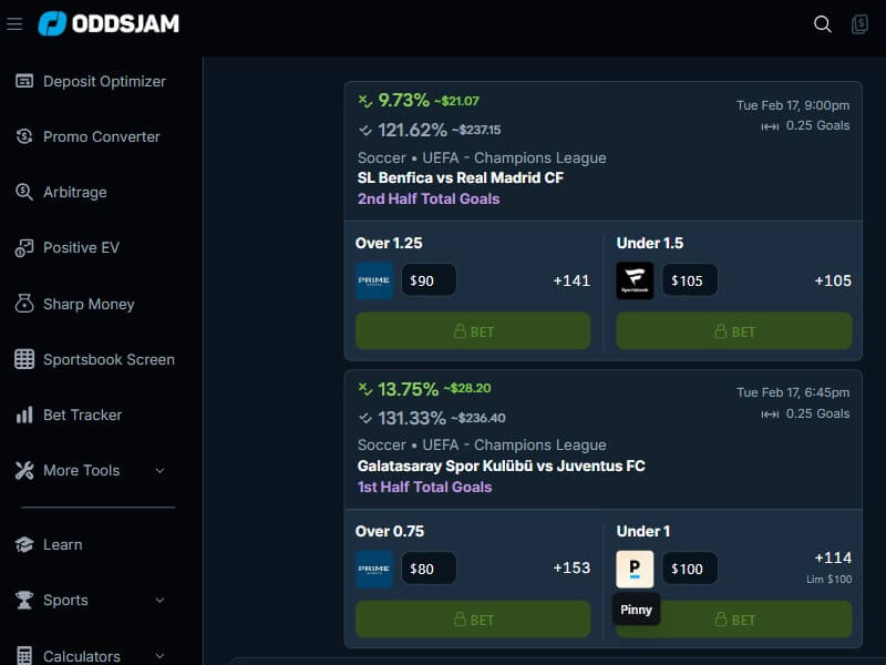 middles bets tracker oddsjam how to tools guide strategy