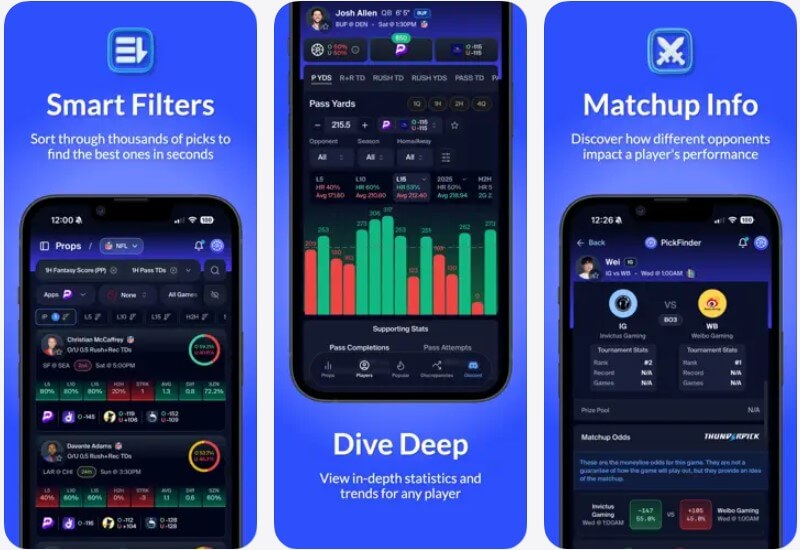 pickfinder betting tool research analysis mobile software