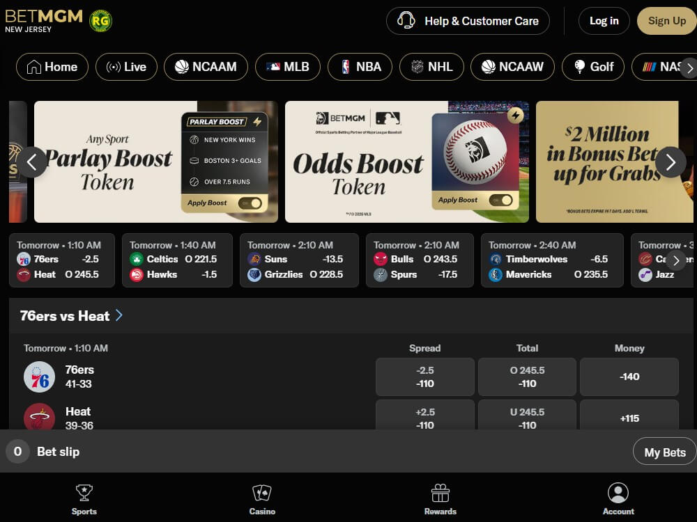 betmgm sportsbook usa bonus loyalty sports bets markets parlays sgps