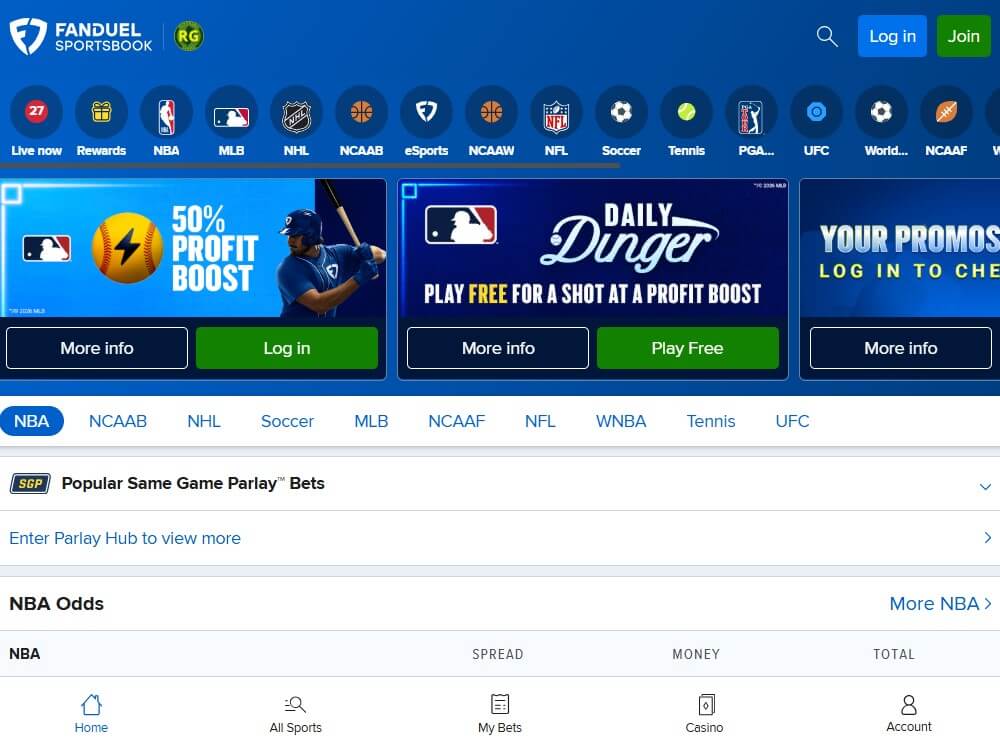 fanduel sportsbook betting site app sports usa