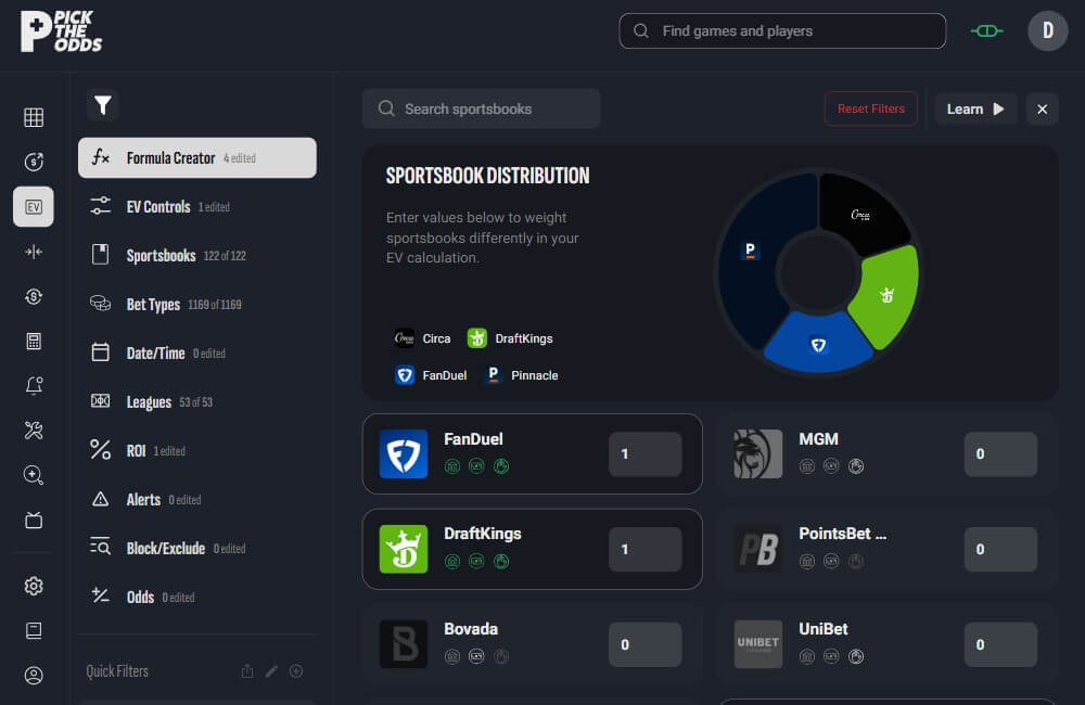pick the odds sportsbook distribution sharp sportsbook betting usa